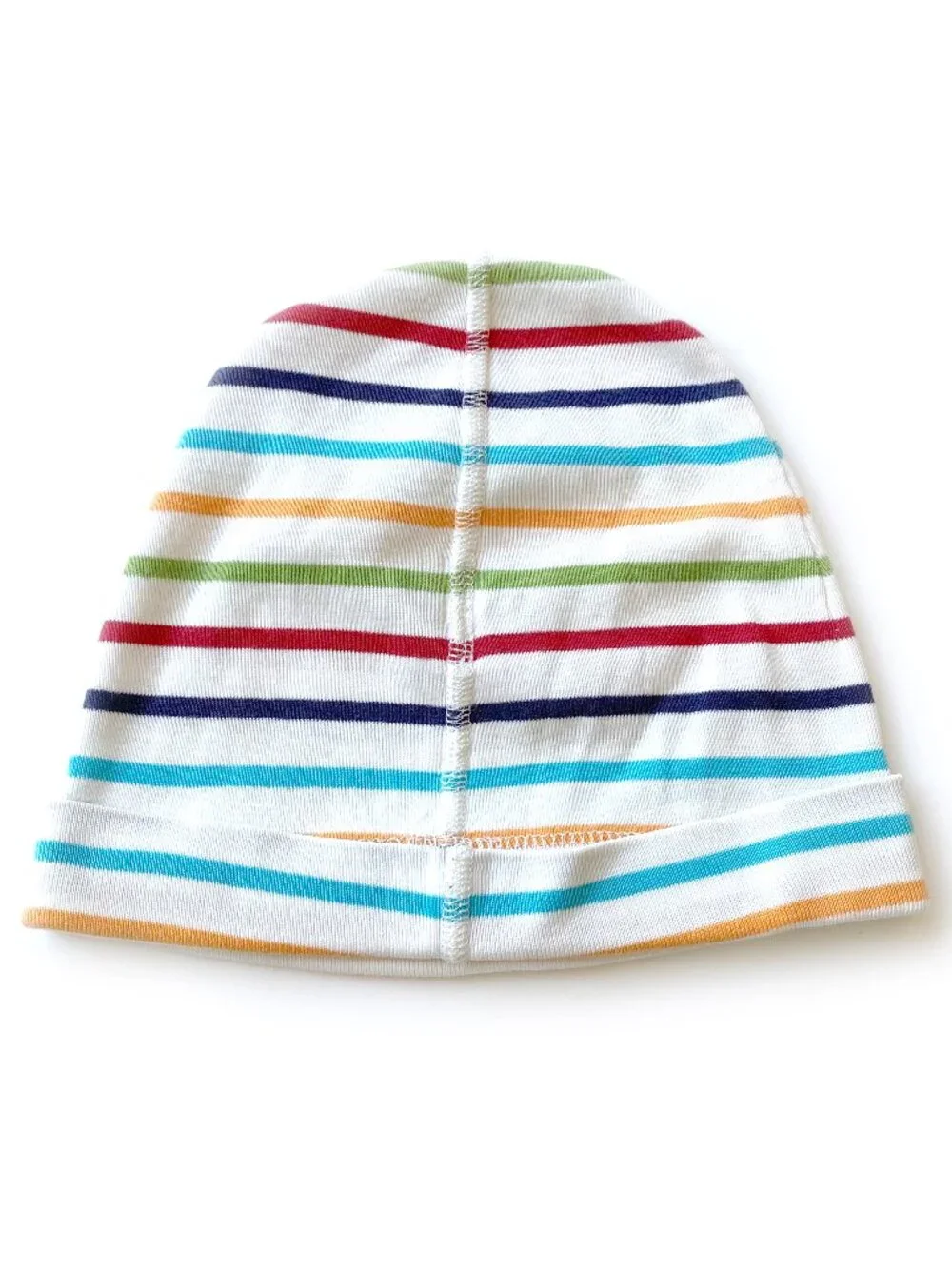 Polarn O. Pyret Sweden Kids Striped Cotton Beanie Hat 48-50 cm 9M-2Y